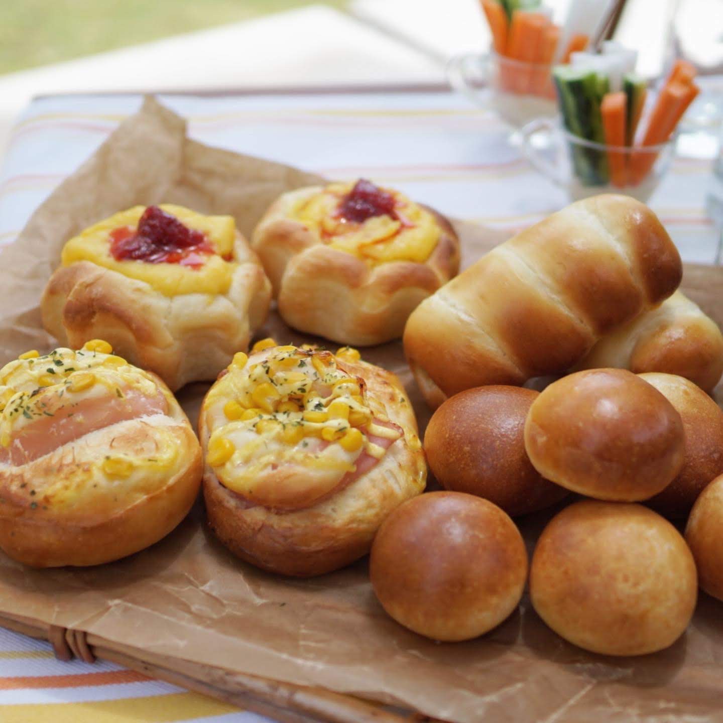 いろんなパンを焼いても楽しい