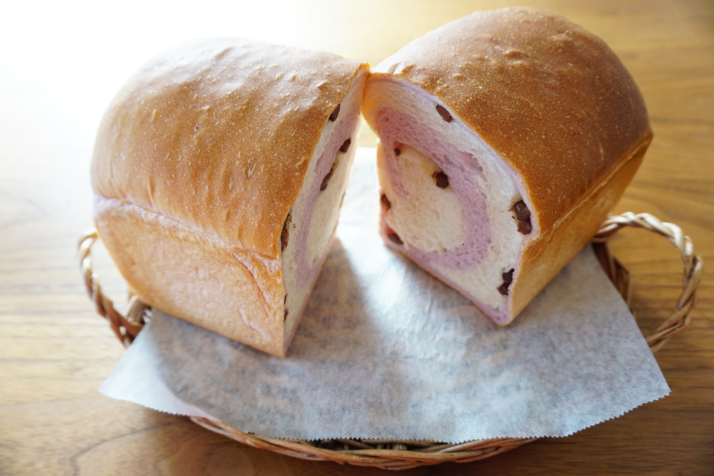 切り口はきれいな渦巻きになっています。