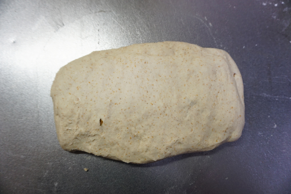 長方形に広げます。 11.からの作業をあと2回繰り返します。