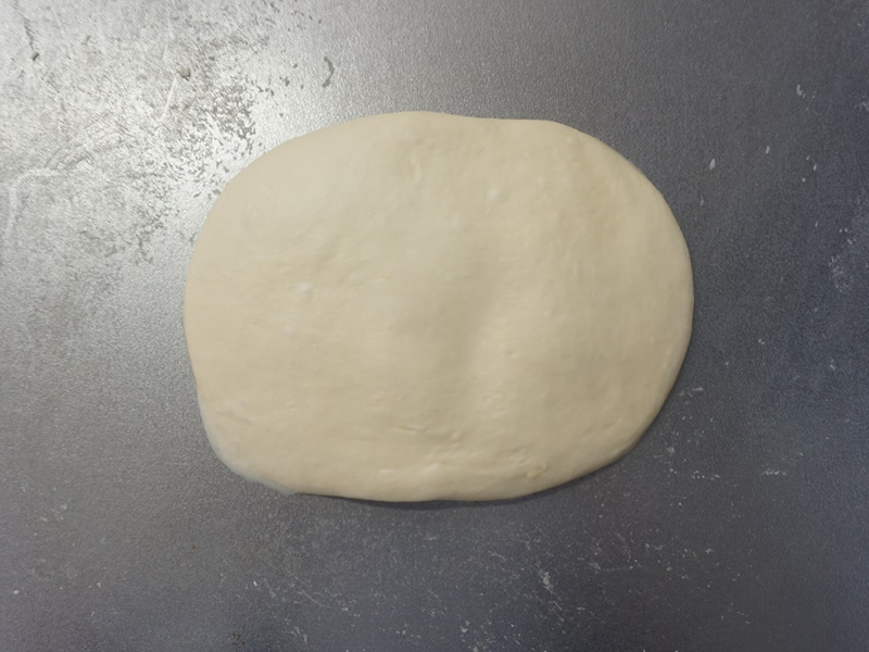 長方形に広げます。