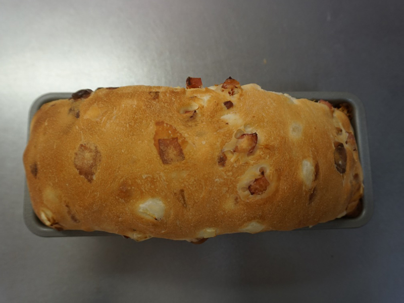 190℃のオーブンで25分焼きます。 トップが焦げそうな場合は、アルミホイルをかけてください。