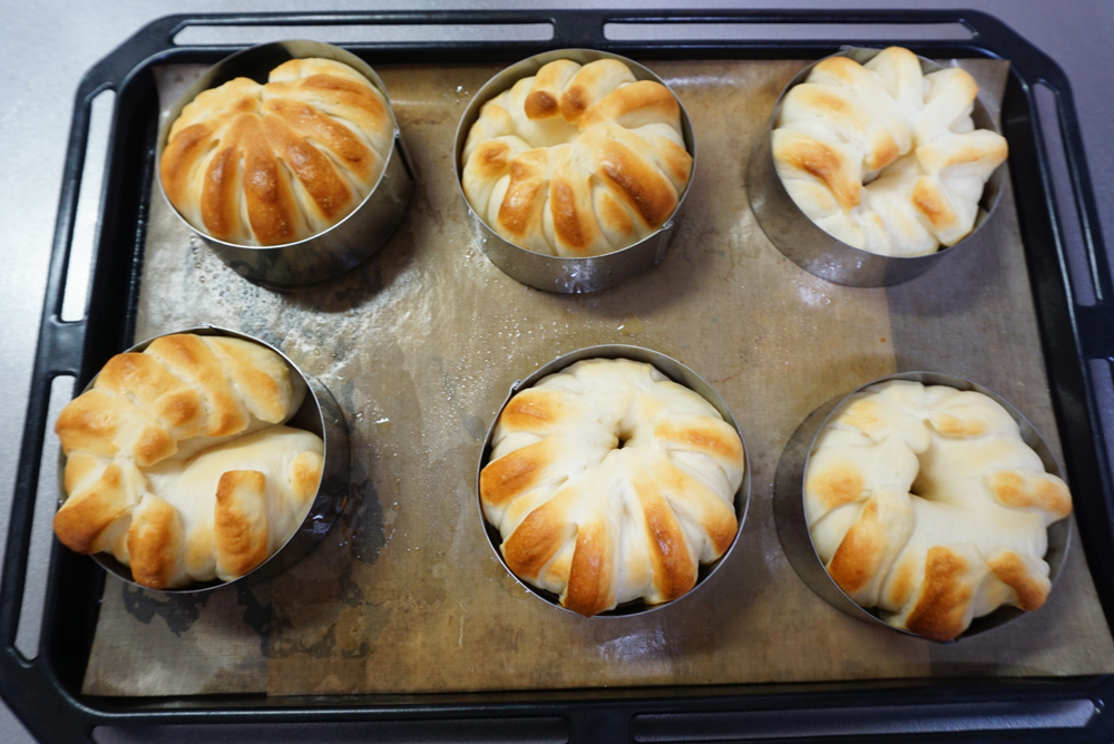 190℃のオーブンで14分焼きます。