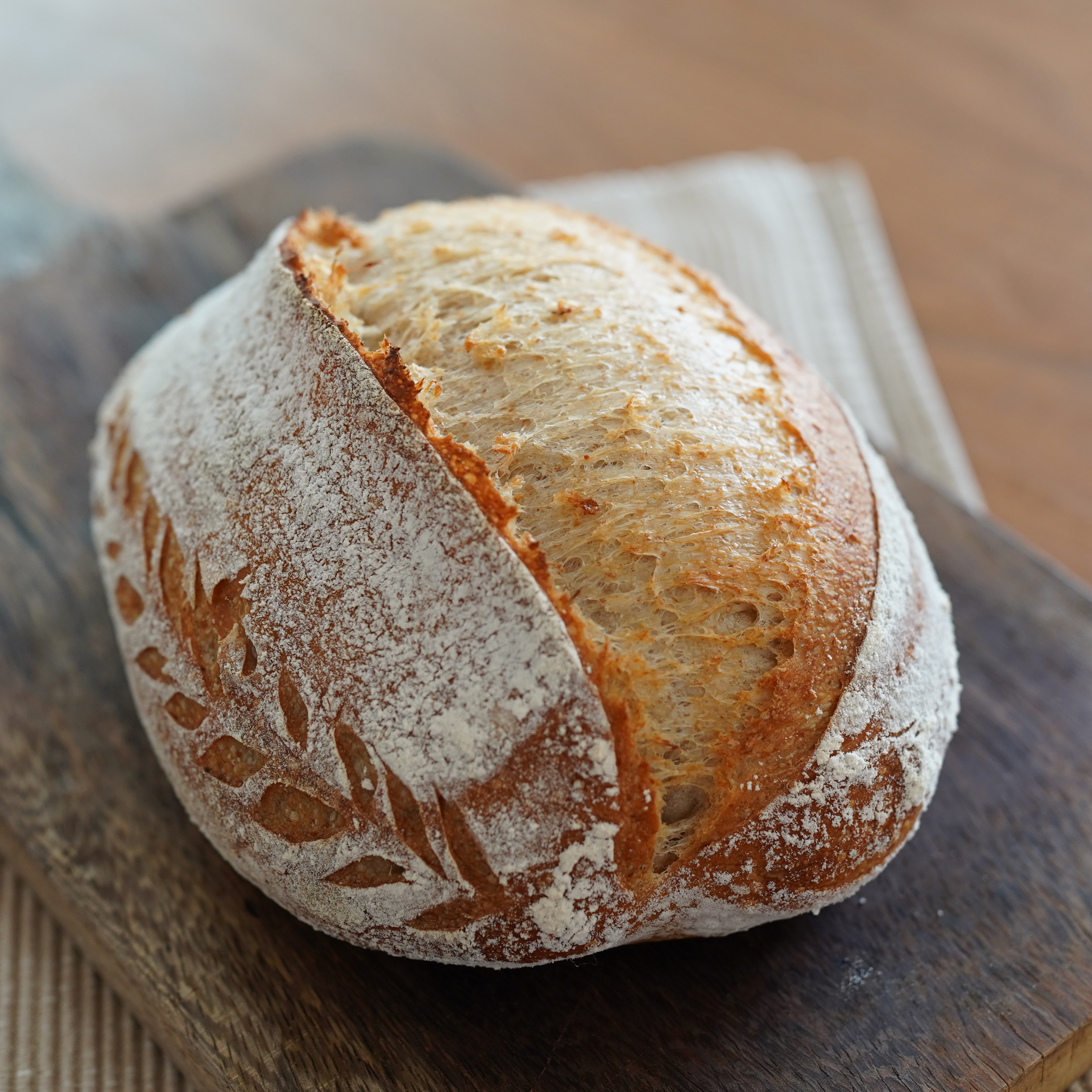 基本のカンパーニュ（自家製酵母）